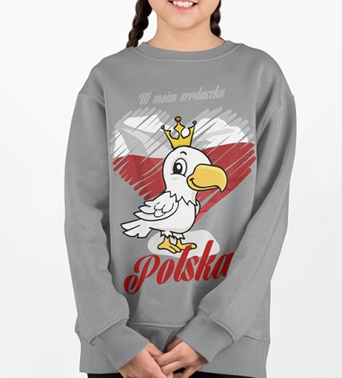 Bluza dziecięca W MOIM SERDUSZKU